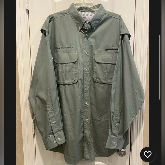 World Wide Sportsman Shirt Adult XL
Green Button Up Fisherman Fishing - Picture 12 of 12